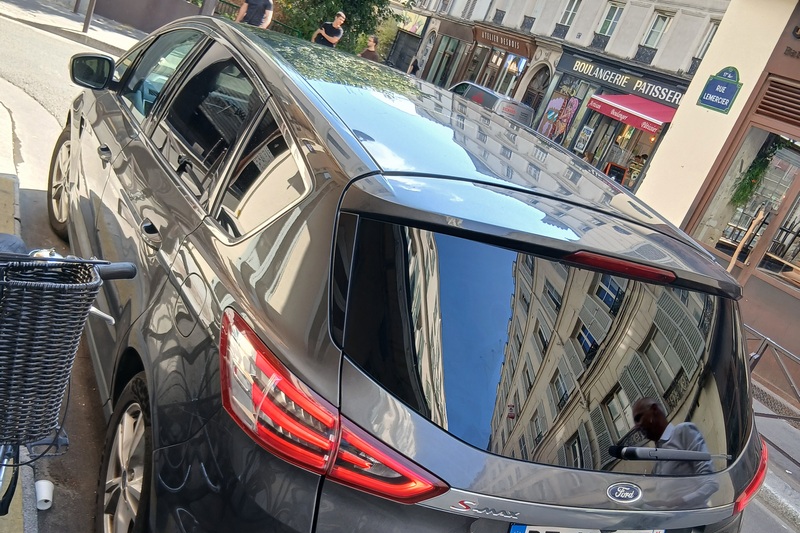 Luggage-packed car driven back after the family flew home